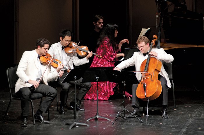 The focus of classical chamber music is soloistic virtuosity.