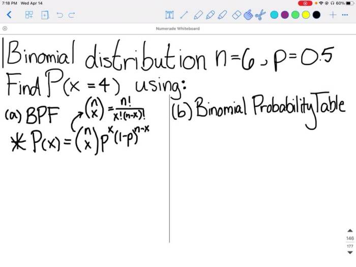 Assume that a procedure yields a binomial distribution