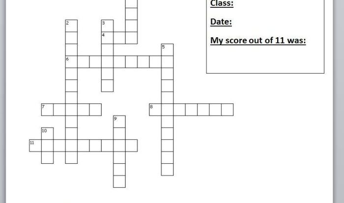 Laboratory equipment crossword puzzle answers